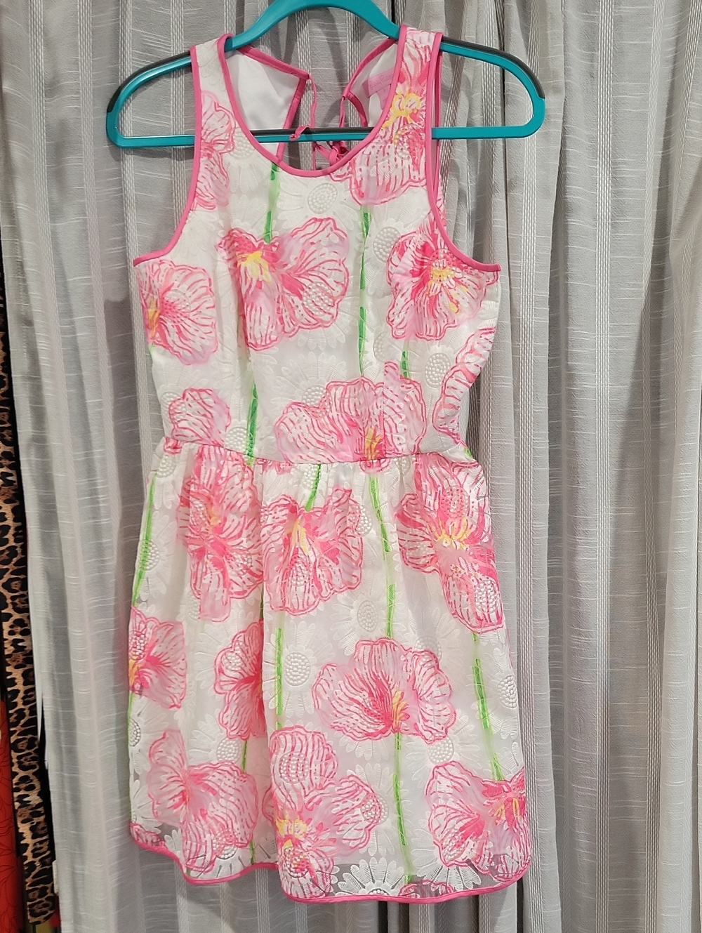 Adorable Lily Pulitzer Pink Floral Dress.